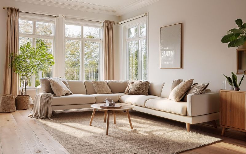 12. Nymalade vaggar tak i vardagsrum