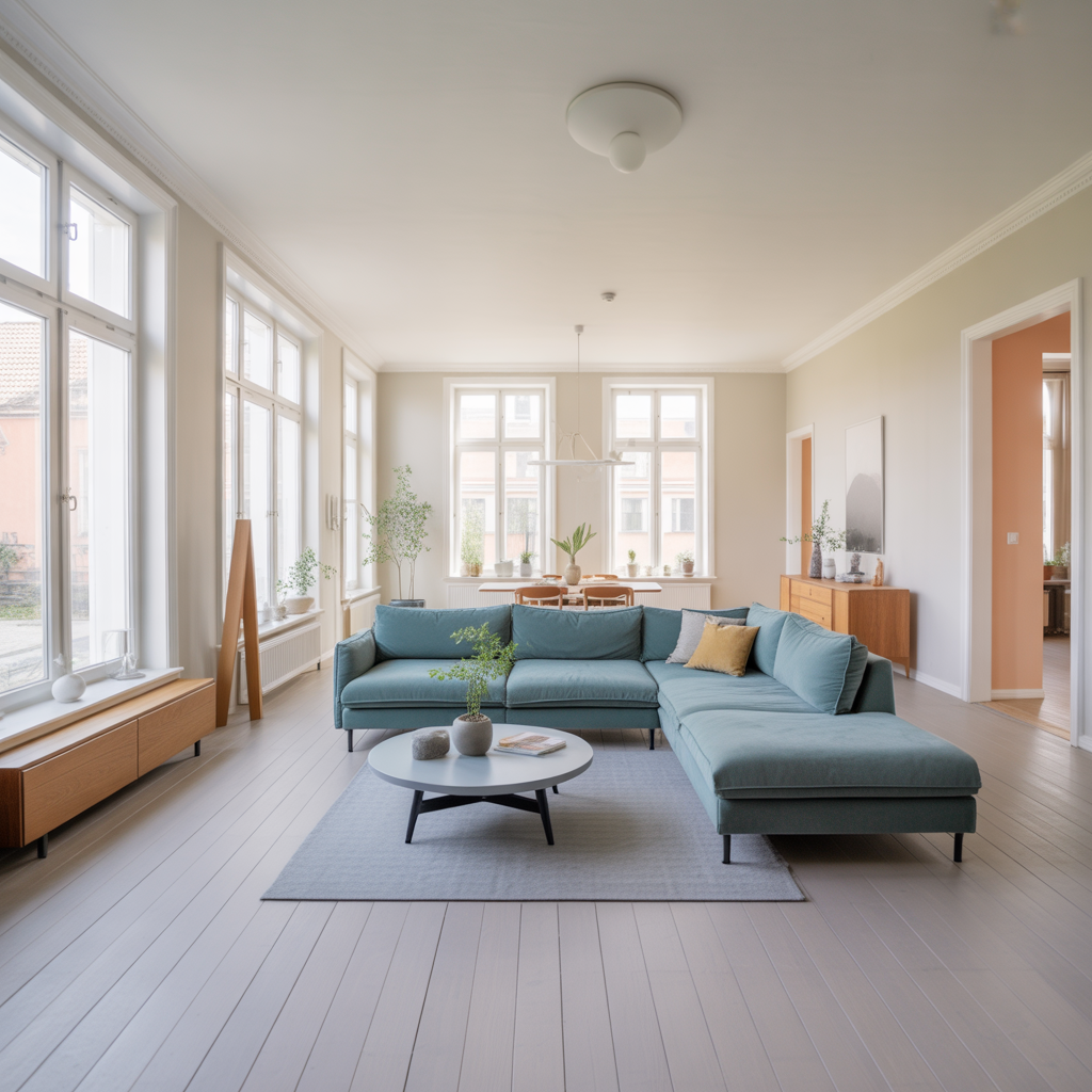 8.Vilka fargval ger bast effekt i stora oppna ytor