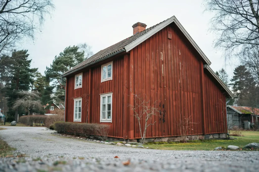 n r beh ver huset m las om s uppt cker du tidiga tecken p att fasadens f rg b rjar ge upp